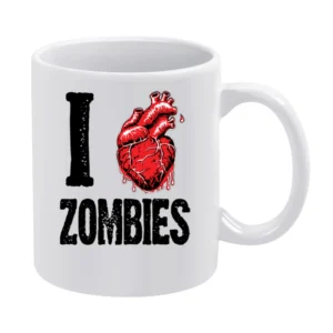 I heart Zombies - Living dead Creature lover White Mug