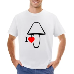 I heart lamp Asian Size Men T-Shirt