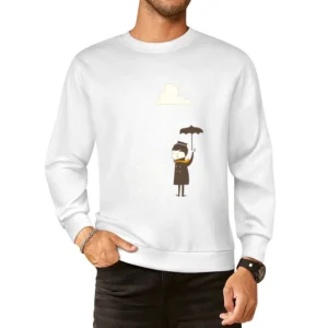I like people who smile when it's raining European Size Pullover Sweater