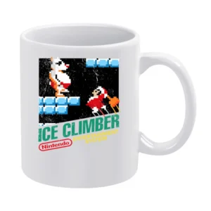Ice Climber Nes Nintendo Old School Retro Video Game Japanese Fan Dist White Mug