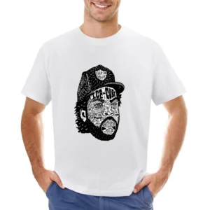 Ice Cube Face Tshirt Asian Size Men T-Shirt