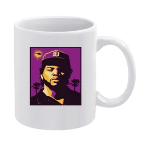 Ice Cube Tshirt White Mug