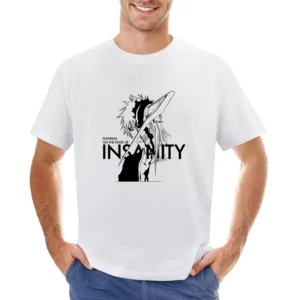 Ichigo Kurosaki half hollow shinigami fighting on the edge of insanity Asian Size Men T-Shirt