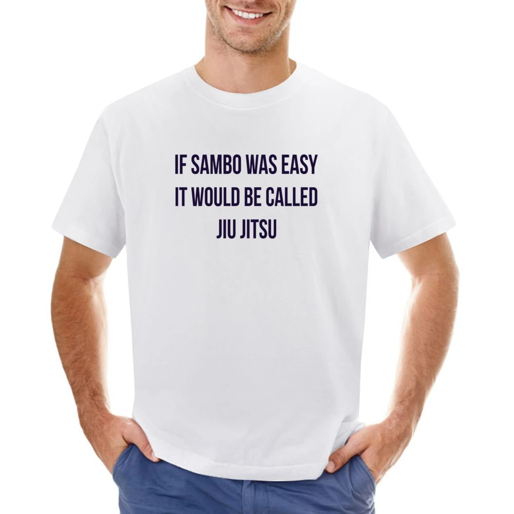 If Sambo Was Easy Would Be Called Jiu Jitsu Khabib Nurmagomedov Ufc Wh Asian Size Men T-Shirt