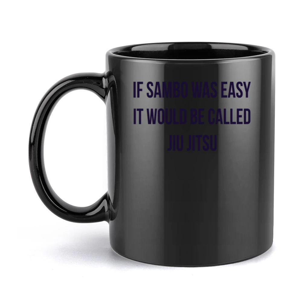 If Sambo Was Easy Would Be Called Jiu Jitsu Khabib Nurmagomedov Ufc Wh Black Mug