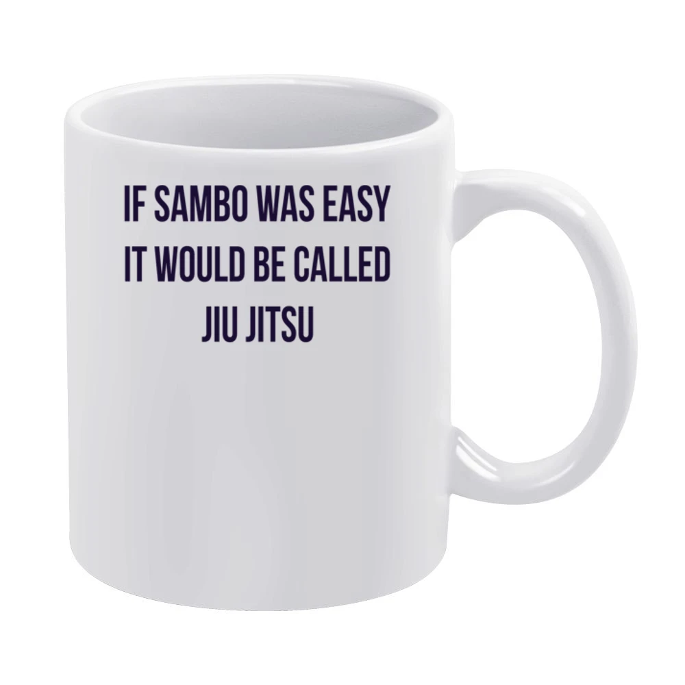 If Sambo Was Easy Would Be Called Jiu Jitsu Khabib Nurmagomedov Ufc Wh White Mug