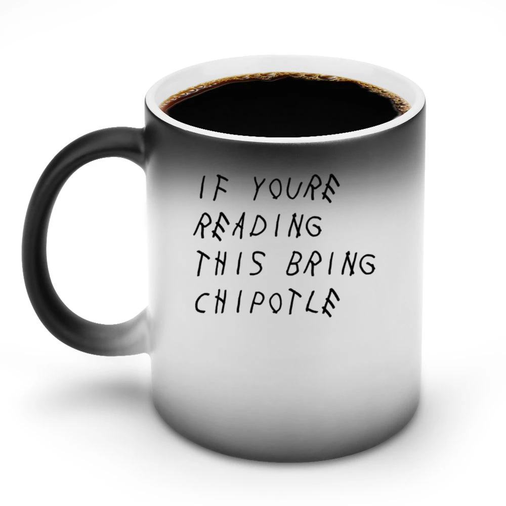 If You Are Reading This Bring Chipotle Funny Music Parody Graphic T Sh Discoloration Mug