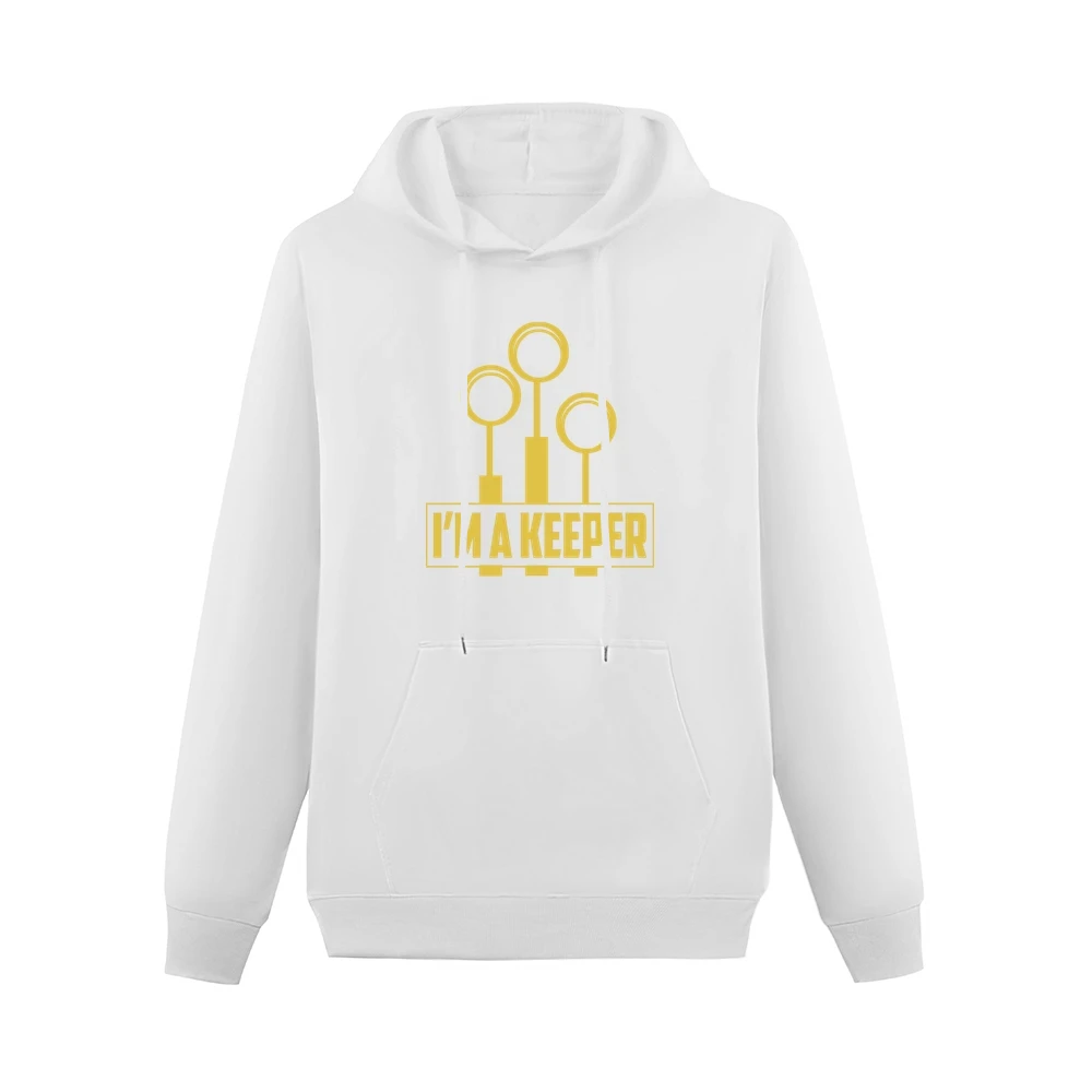 Im A Keeper Funny Harry Potter Quidditch Graphic Men Hoodie With Pocket