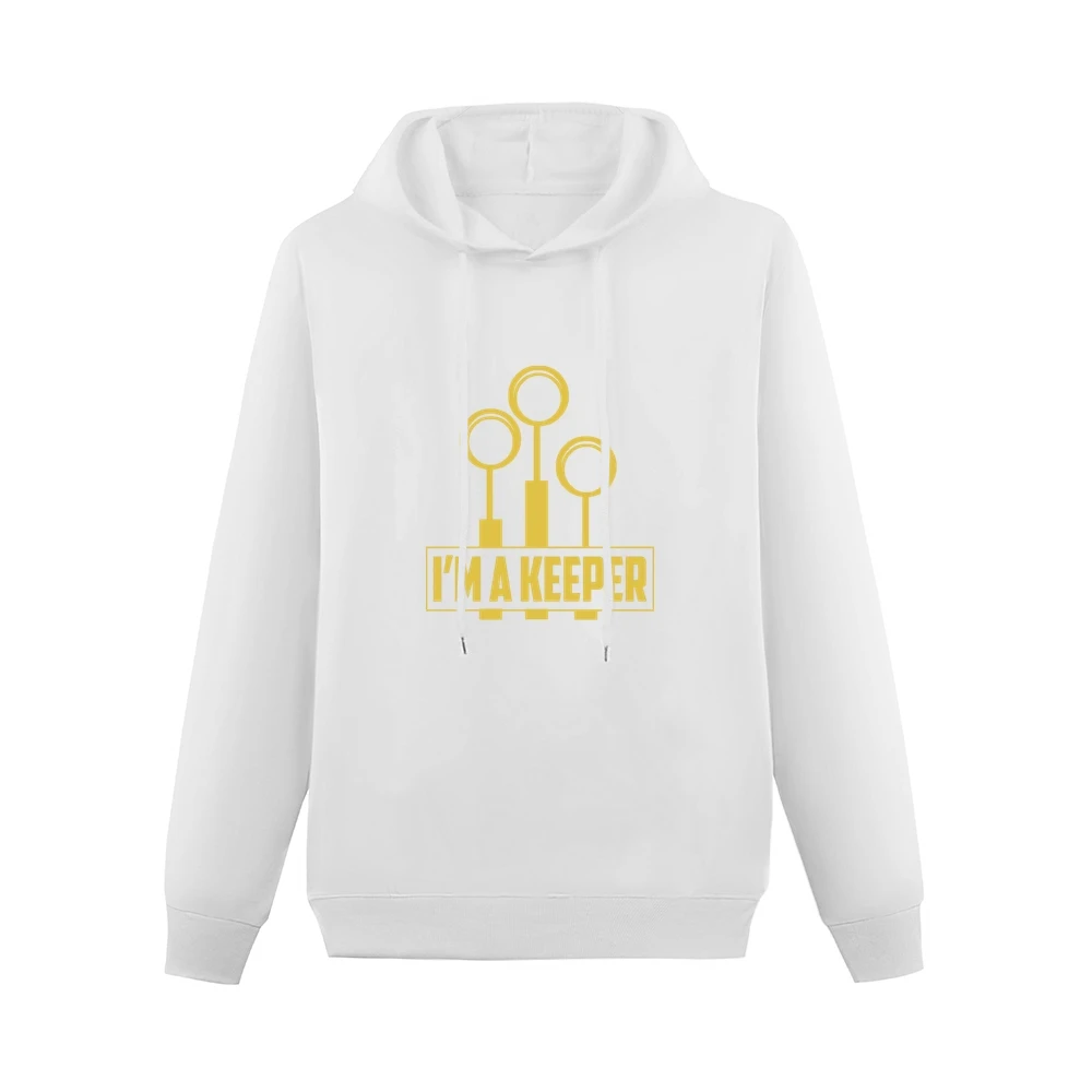 Im A Keeper Funny Harry Potter Quidditch Graphic Men Hoodie Without Pocket