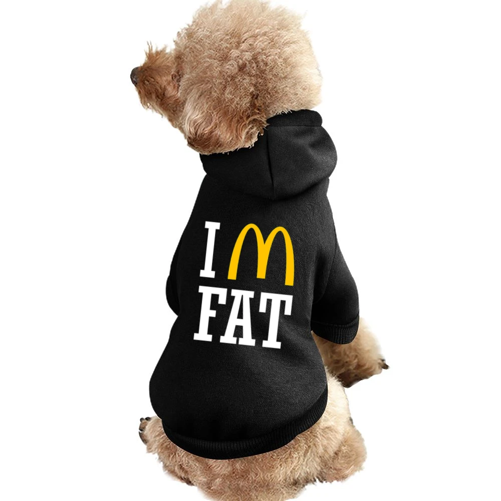 Im Fat Funny Fast Food Pet Apparel Clothes