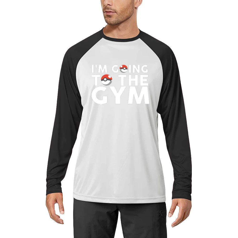 Im Going To The Gym Fun Pokemon Go Apparel Tee Shirt Men Long Sleeve T-Shirt