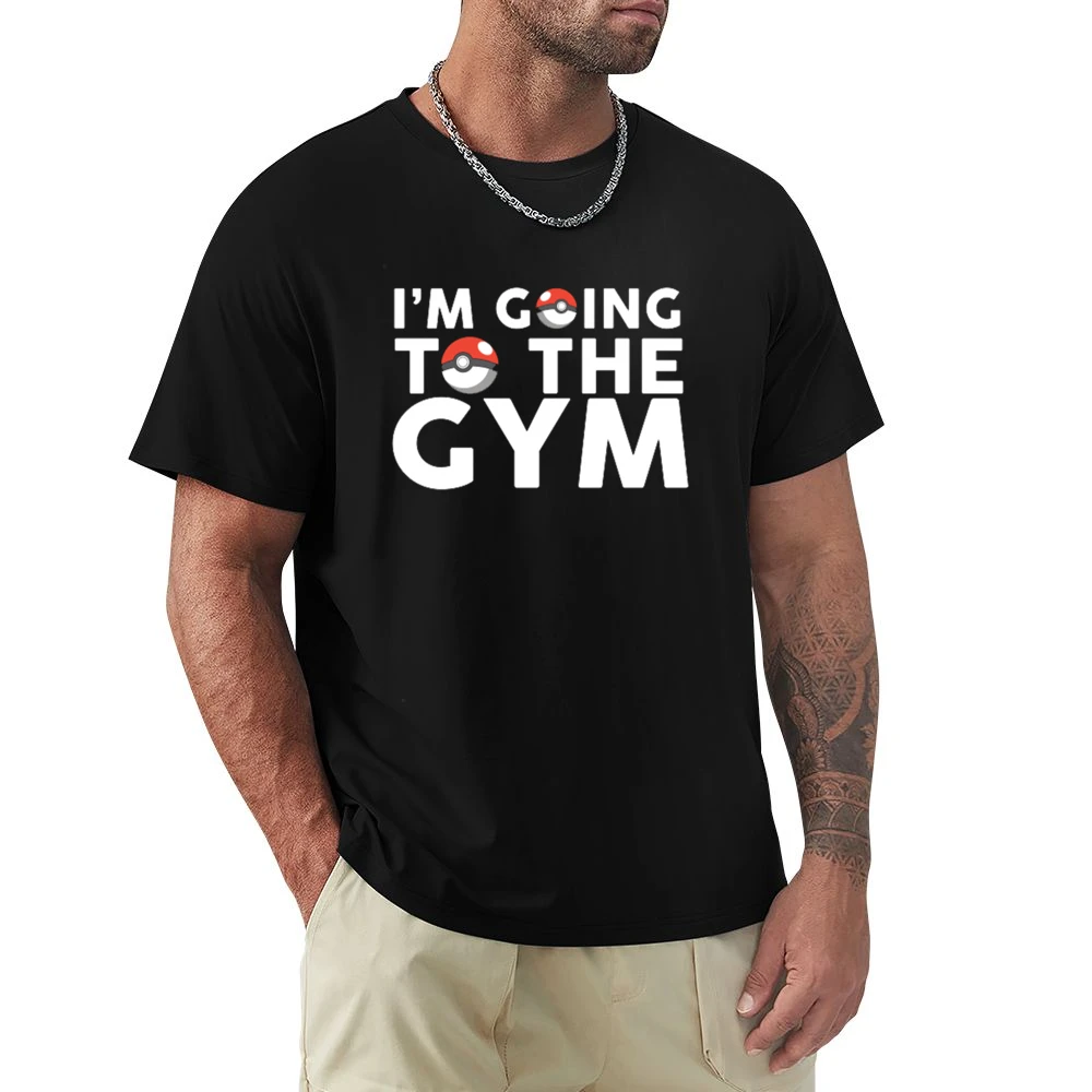 Im Going To The Gym Fun Pokemon Go Apparel Tee Shirt Premium Men T-shirt