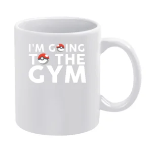 Im Going To The Gym Fun Pokemon Go Apparel Tee Shirt White Mug