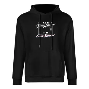 Im Not Binge Watchin Im Couch Surfin Fun Popular Graphic Vintage TV Ol European Size Men Hoodie
