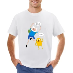 I'm on a Shirt funny finn and Jake adventure time Asian Size Men T-Shirt