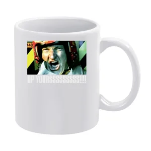 Independece Day Russell Casse Up Yourssssssss White Mug