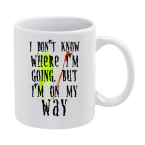 Ink stains - I dont know where i'm going but i'm on my way White Mug