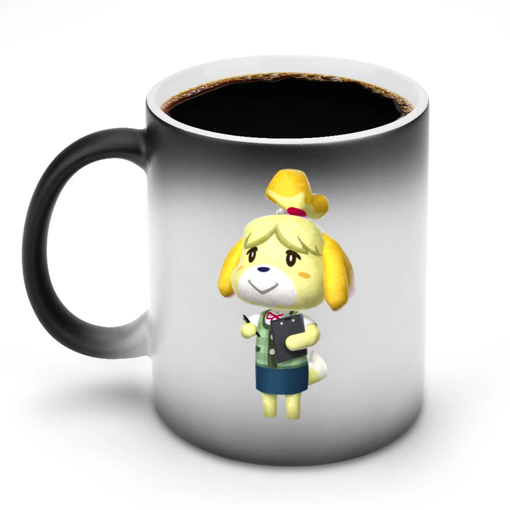 Isabelle From Animal Crossing Nintendo Character Video Game Fan T Shir Discoloration Mug