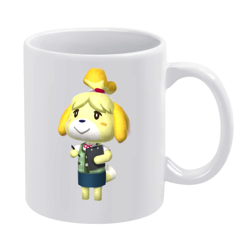 Isabelle From Animal Crossing Nintendo Character Video Game Fan T Shir White Mug