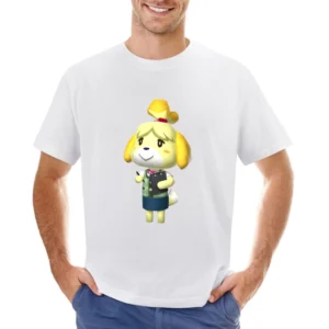 Isabelle From Animal Crossing Nintendo Video Game Fan Asian Size Men T-Shirt