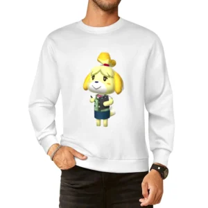 Isabelle From Animal Crossing Nintendo Video Game Fan European Size Pullover Sweater