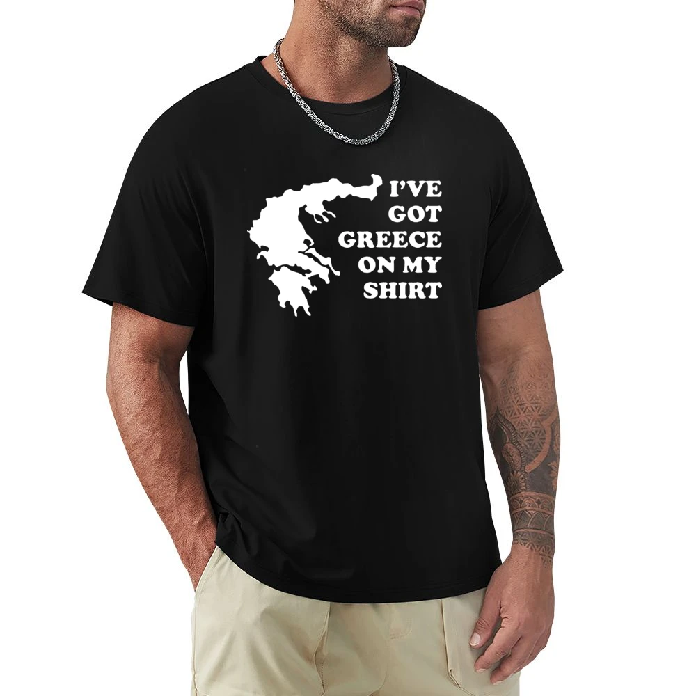 I've Got Greece On My Shirt Funny Premium Men T-shirt