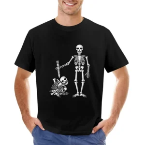 I've got your back funny parody skull skeleton back bones Asian Size Men T-Shirt