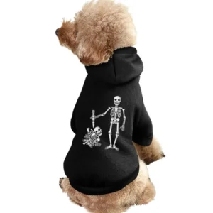 I've got your back funny parody skull skeleton back bones Pet Apparel Clothes