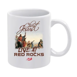 Jesus Christ Live At Red Rocks Funny Antonio Brown White Mug