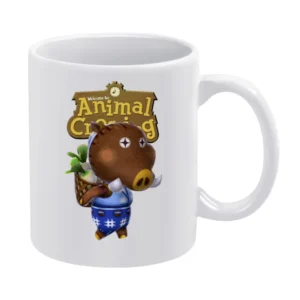 Joan From Animal Crossing Nintendo Video Game White Mug