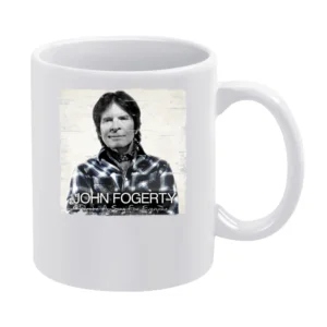 John Fogerty John Fogerty Album Cover Distressed Image White Mug