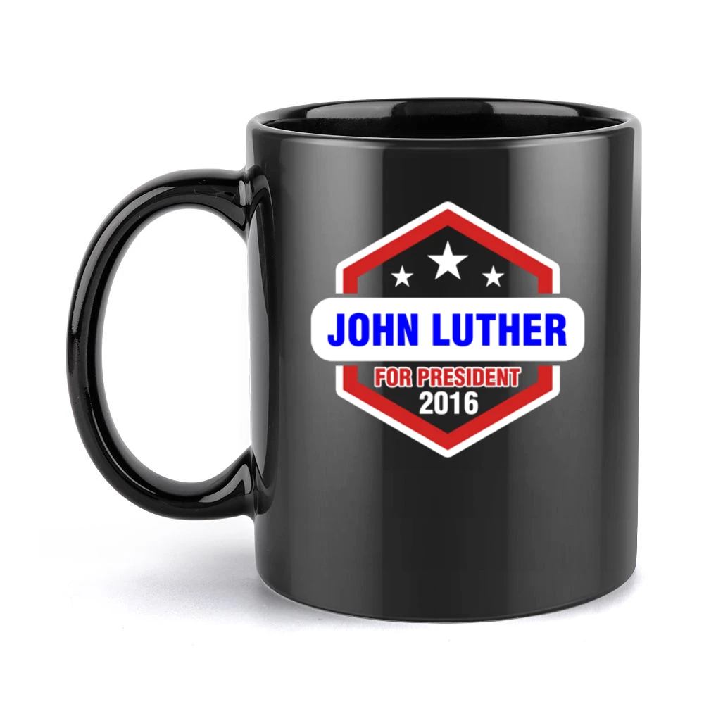 John Luther For President 2016 Luther TV Show Black Mug
