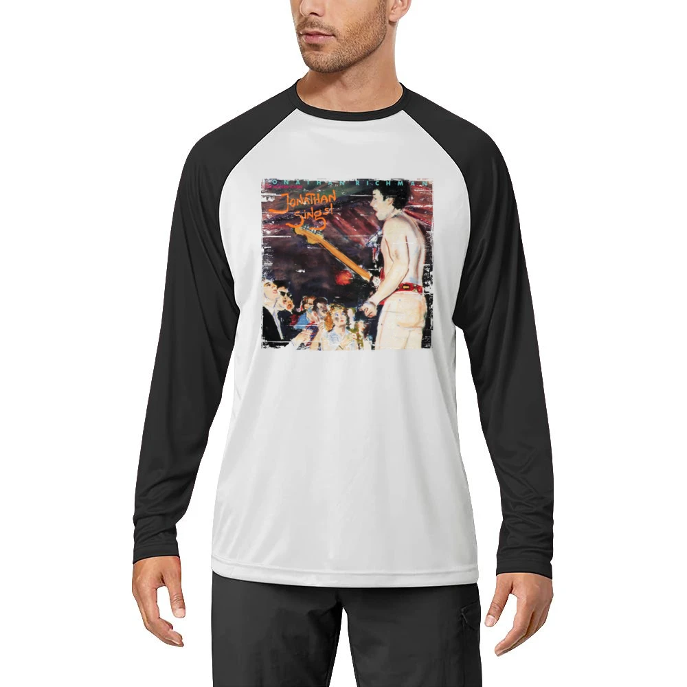Jonathan Richman Jonathan Sings Album Cover Distressed Image Men Long Sleeve T-Shirt