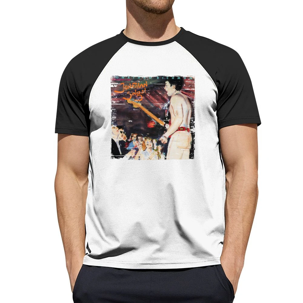Jonathan Richman Jonathan Sings Album Cover Distressed Image Men Short Sleeve T-Shirt