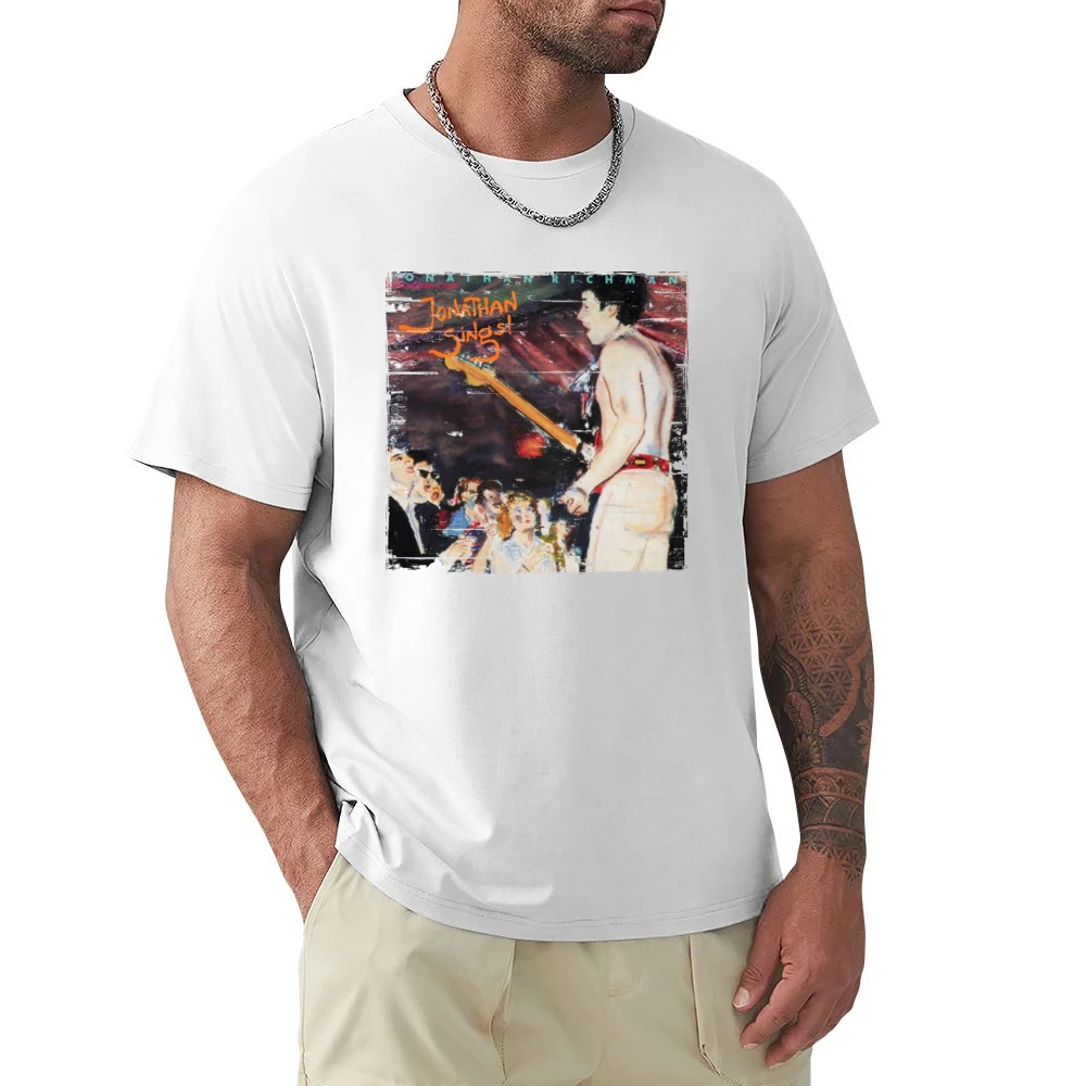 Jonathan Richman Jonathan Sings Album Cover Distressed Image Premium Men T-shirt