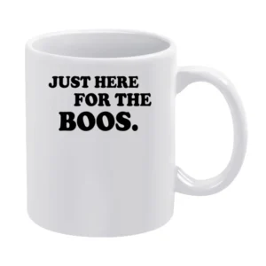 Just Here For The Boos Funny Halloween Popular Vanessa Hudgens White Mug