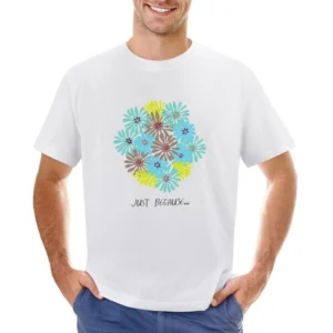 Just because blooming colour flowers Asian Size Men T-Shirt