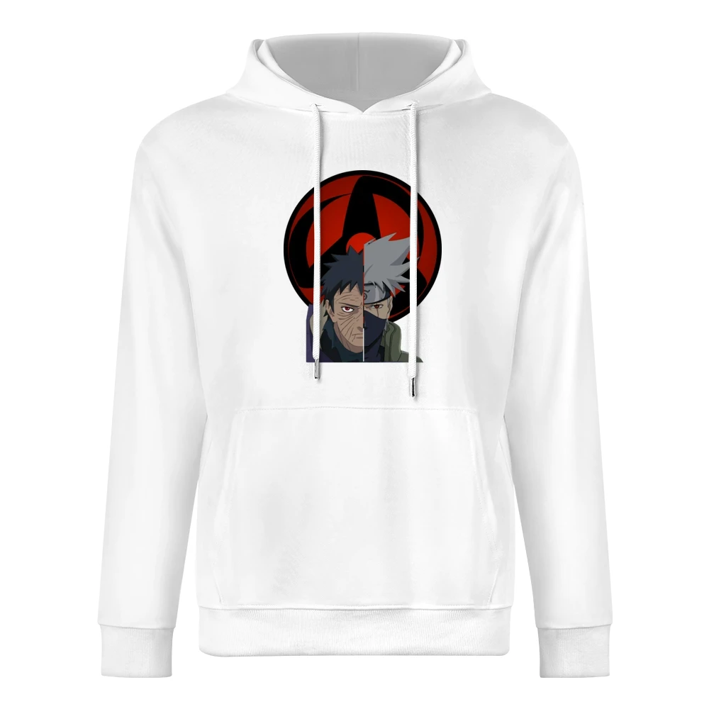 Kamui eyes sharingan Tobi Uchiha Hatake Kakashi magenkyo Naruto anime European Size Men Hoodie