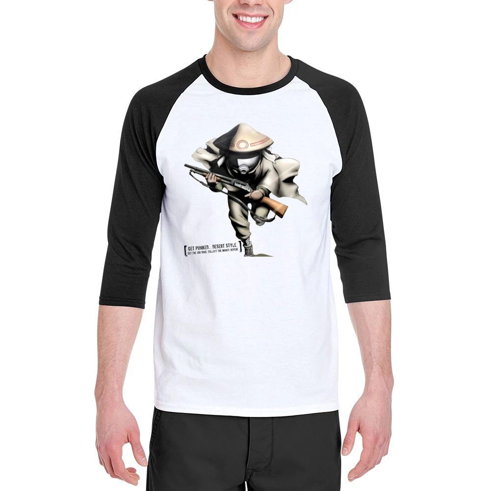 Kanta Mizuno Get punked Desert Style Devil Desert Punk anime manga T S Men 3/4 Sleeve T-Shirt