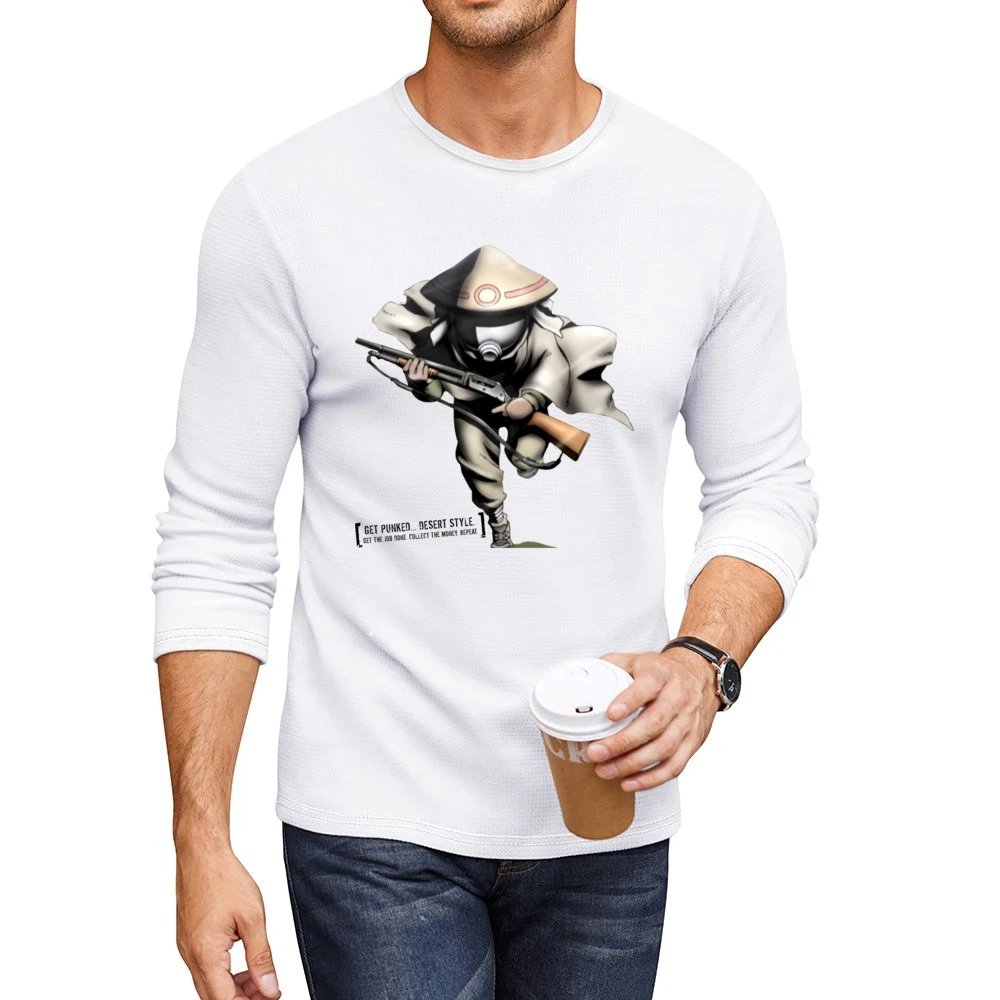 Kanta Mizuno Get punked Desert Style Devil Desert Punk anime manga T S Men CrewNeck Long Sleeve T-Shirt
