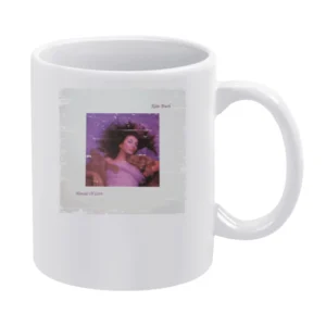 Kate Bush Hounds Of Love Album Cover Distressed Image White Mug
