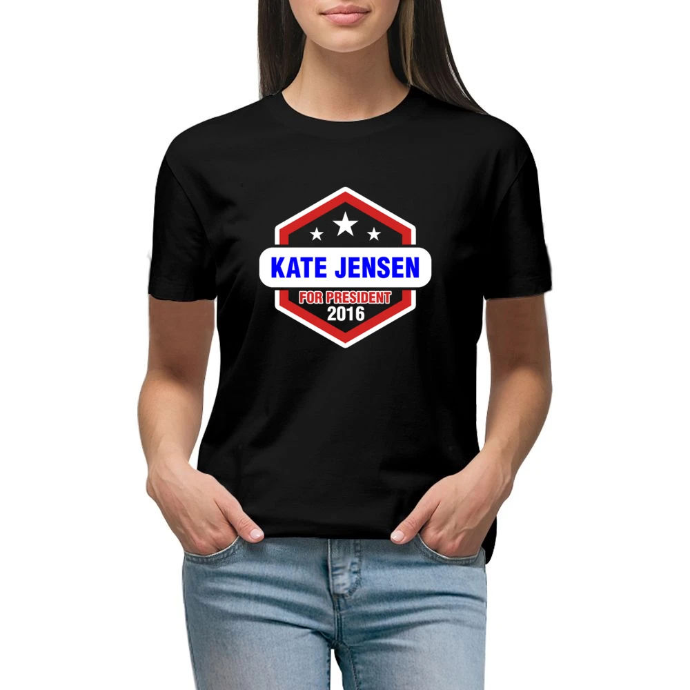 Kate Jensen For President 2016 The Red Road TV Show Premium Women Ladies T-shirt