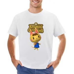 Katie From Animal Crossing Nintendo Video Game Fan Asian Size Men T-Shirt