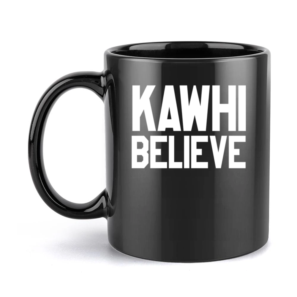 Kawhi Believe San Antonio Basketball Black Mug