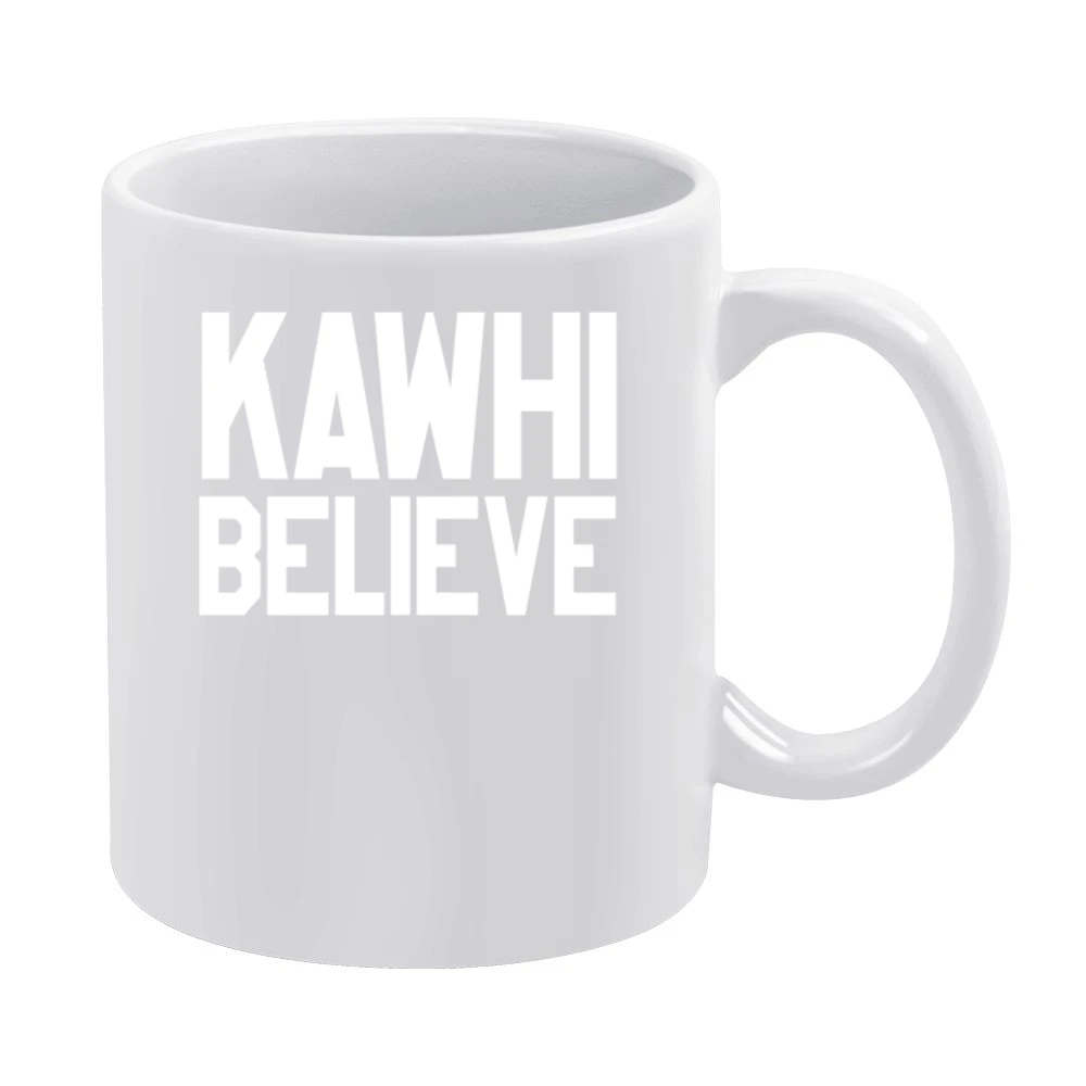 Kawhi Believe San Antonio Basketball White Mug