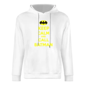 Keep Calm and call Batman European Size Men Hoodie