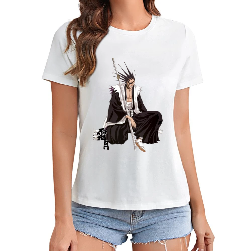 Kenpachi Zaraki - Bleach captain of the 11th Division in the Gotei 13 Asian Size Women Ladies T-shirt