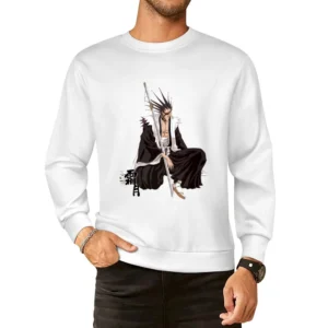 Kenpachi Zaraki - Bleach captain of the 11th Division in the Gotei 13 European Size Pullover Sweater