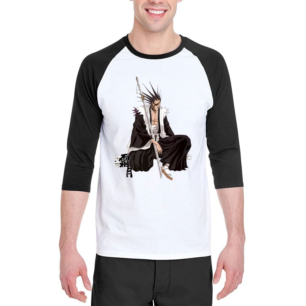 Kenpachi Zaraki - Bleach captain of the 11th Division in the Gotei 13 Men 3/4 Sleeve T-Shirt