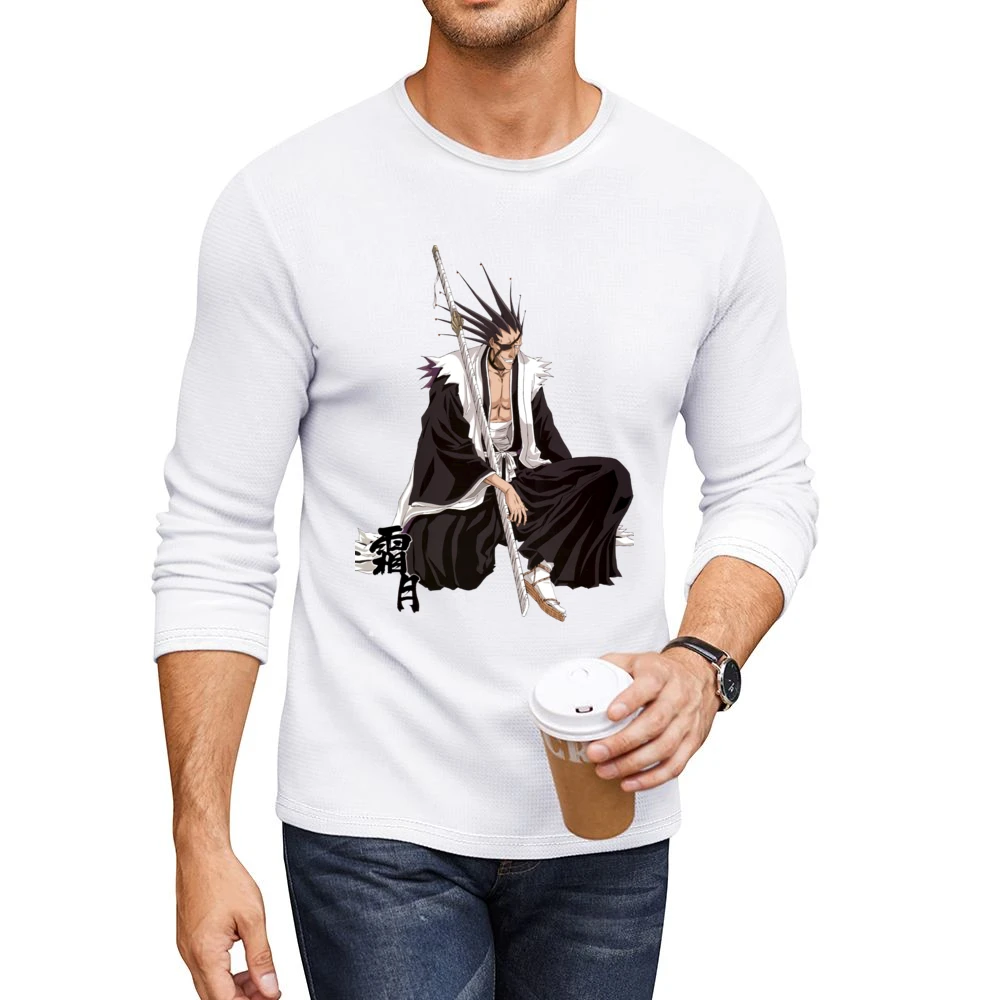 Kenpachi Zaraki - Bleach captain of the 11th Division in the Gotei 13 Men CrewNeck Long Sleeve T-Shirt